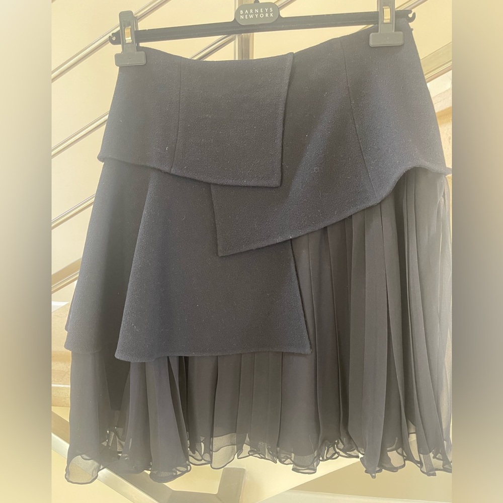 VINTAGE OSCAR DE LA RENTA Elegant Black Skirt